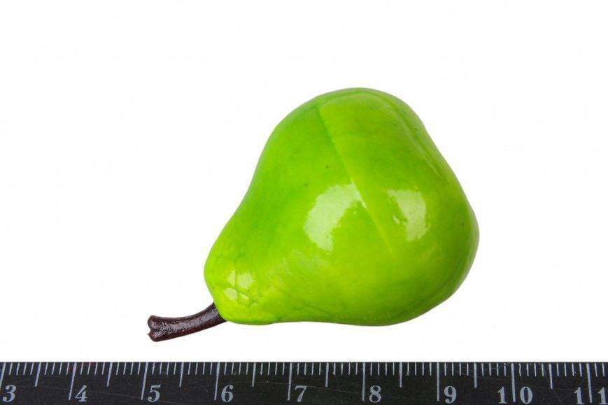 Зелена груша штучна 4,5 см 5-73276 5-73276 фото