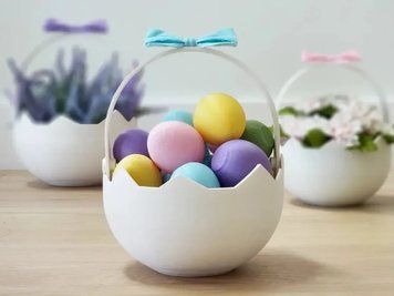 Кошик для великодніх яєць, 23 см, колір на вибір/підставка для яєць/ Великодняльний декор 1372-762 фото