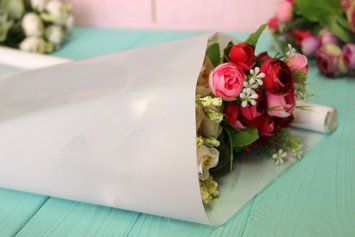 Плівка квіткова (флористична) однотонна тонуюча для пакування та декорування 0,6*11 м 255-4709-13 фото