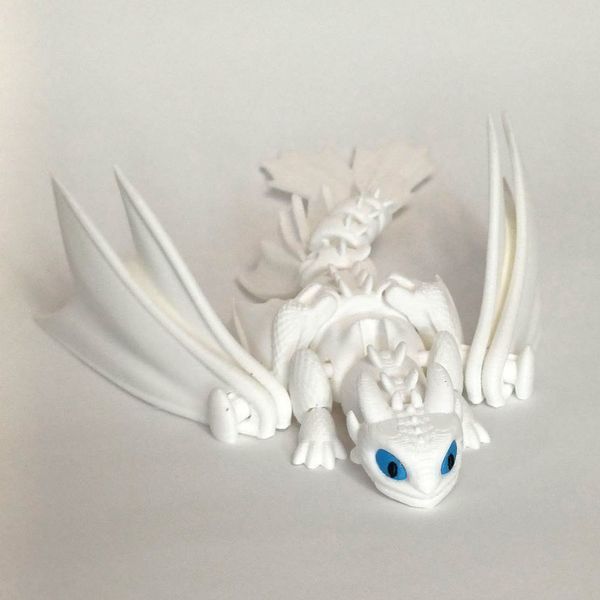 Іграшка Беззубик 3d, пластик/Гнучка 3д іграшка Денна лють "Як приборкати Дракона" 1372-182 фото