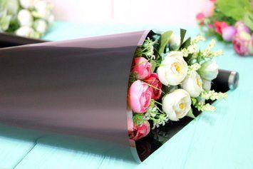Плівка квіткова (флористична) однотонна тонуюча для пакування та декорування 0,6*11 м 255-4709-4 фото