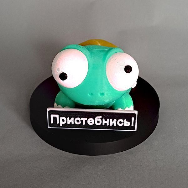 Іграшка на торпеду авто "Черепашка", 6,5 см, пластик/3д Іграшка в машину на панель авто / фігурка черепашка 1372-429 фото