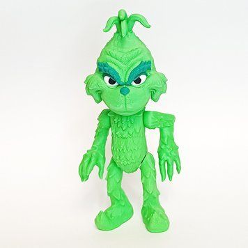 Игрушка 3D Гринч, 15 см, пластик/Гнучка 3д игрушка на принтере/Певременная игрушка 3д животное, пластик 1372-259 фото