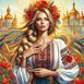 Алмазна мозаїка на підрамнику Патріотична "Священна" 20*20 см Dreamtoys S10303 фото 1