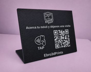 copy_3д стенд з NFC міткою і вашим логотипом 14 см, пластик / Стенд для оплати, доступу к Wi-Fi чи переходу на сайт 1372-502 фото